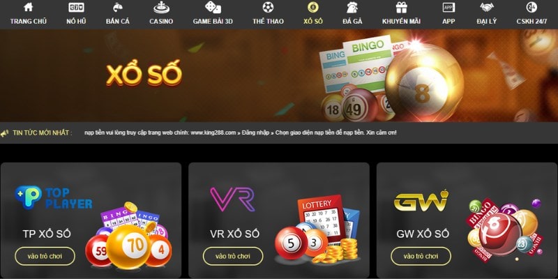 Giới thiệu về sảnh xổ số tp lottery king88